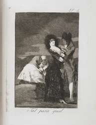 Plate from Los Caprichos